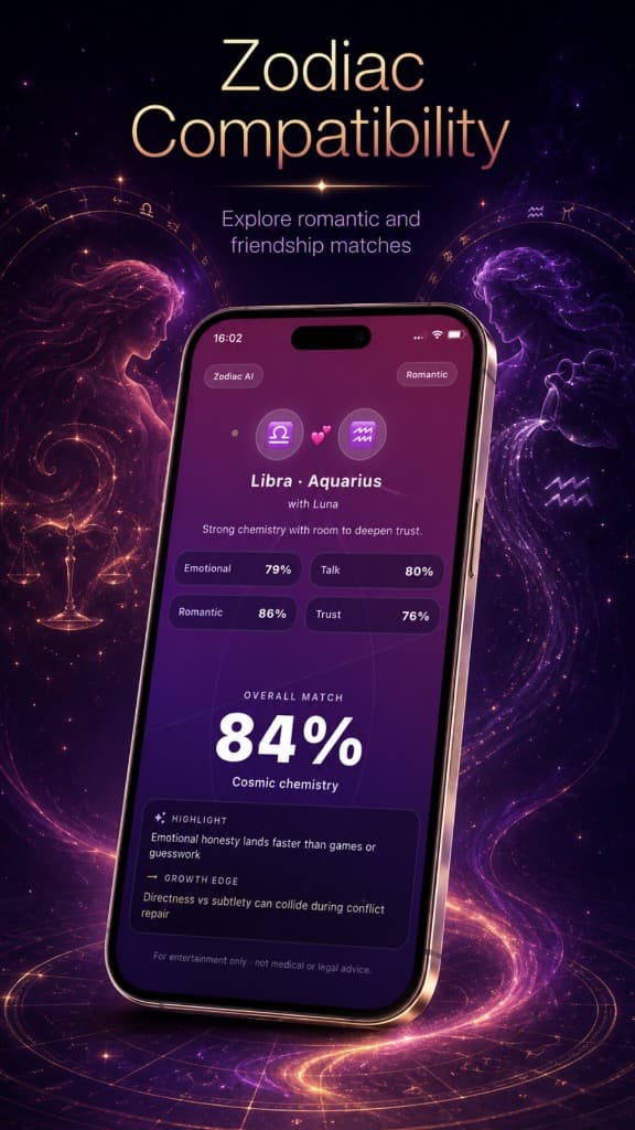 Zodiac AI Chat — Zodiac Compatibility: match scores and insights